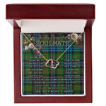 To My Beautiful Soulmate Necklace In Your Eyes I Have Found My Home Clan Newlands Tartan Everlasting Love Necklace