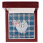 Gift To My Beautiful Girlfriend Valentine Necklace For Soulmate Anniversary Clan Strathclyde Tartan Everlasting Love Necklace,valentine necklace, necklace girlfriend, necklace for wife, cute necklaces for girlfriend, jewelry for girlfriend, to my soulmate necklace, to my future wife necklace,