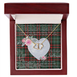 Gift To My Beautiful Girlfriend Valentine Necklace For Soulmate Anniversary Clan MacDiarmid Tartan Everlasting Love Necklace,valentine necklace, necklace girlfriend, necklace for wife, cute necklaces for girlfriend, jewelry for girlfriend, to my soulmate necklace, to my future wife necklace,