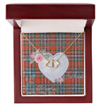Gift To My Beautiful Girlfriend Valentine Necklace For Soulmate Anniversary Clan MacFarlane Ancient Tartan Everlasting Love Necklace,valentine necklace, necklace girlfriend, necklace for wife, cute necklaces for girlfriend, jewelry for girlfriend, to my soulmate necklace, to my future wife necklace,