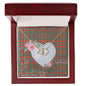 Gift To My Beautiful Girlfriend Valentine Necklace For Soulmate Anniversary Clan MacKinnon Ancient Tartan Everlasting Love Necklace,valentine necklace, necklace girlfriend, necklace for wife, cute necklaces for girlfriend, jewelry for girlfriend, to my soulmate necklace, to my future wife necklace,