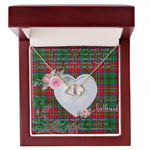 Gift To My Beautiful Girlfriend Valentine Necklace For Soulmate Anniversary Clan MacCulloch Tartan Everlasting Love Necklace,valentine necklace, necklace girlfriend, necklace for wife, cute necklaces for girlfriend, jewelry for girlfriend, to my soulmate necklace, to my future wife necklace,