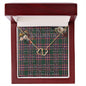 To My Beautiful Soulmate Necklace In Your Eyes I Have Found My Home Clan MacFarlane Tartan Forever Love Necklace Tartan Gift for Girlfriend Everlasting Love Necklace