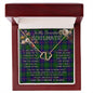 To My Beautiful Soulmate Necklace In Your Eyes I Have Found My Home Clan Shaw Modern Tartan Everlasting Love Necklace