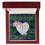 Gift To My Beautiful Girlfriend Valentine Necklace For Soulmate Anniversary Clan Oliphant Tartan Everlasting Love Necklace,valentine necklace, necklace girlfriend, necklace for wife, cute necklaces for girlfriend, jewelry for girlfriend, to my soulmate necklace, to my future wife necklace,