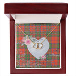 Gift To My Beautiful Girlfriend Valentine Necklace For Soulmate Anniversary Clan Grant Ancient Tartan Everlasting Love Necklace, Gift For Women, Gift For Wife, Gift For Girl Friend, Gift For Mother, Gift For Grandmother, Gift for Sister, Gift For Daughter, Gift for Mom