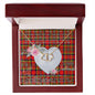 Gift To My Beautiful Girlfriend Valentine Necklace For Soulmate Anniversary Clan Hepburn Tartan Everlasting Love Necklace, Gift For Women, Gift For Wife, Gift For Girl Friend, Gift For Mother, Gift For Grandmother, Gift for Sister, Gift For Daughter, Gift for Mom
