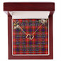 To My Beautiful Soulmate Necklace In Your Eyes I Have Found My Home Clan Tweedie Red Tartan Everlasting Love Necklace