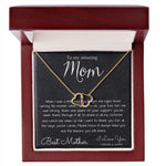 To My Mom Necklace, To My Beautiful Mom Necklace, Mother's Day Gift For Mom From Son, Thank You Mom Mother's Day Everlasting Love Necklace