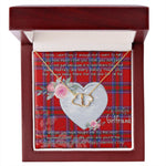 Gift To My Beautiful Girlfriend Valentine Necklace For Soulmate Anniversary Clan Inverness Tartan Everlasting Love Necklace, Gift For Women, Gift For Wife, Gift For Girl Friend, Gift For Mother, Gift For Grandmother, Gift for Sister, Gift For Daughter, Gift for Mom