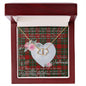 Gift To My Beautiful Girlfriend Valentine Necklace For Soulmate Anniversary Clan Gregor Tartan Everlasting Love Necklace, Gift For Women, Gift For Wife, Gift For Girl Friend, Gift For Mother, Gift For Grandmother, Gift for Sister, Gift For Daughter, Gift for Mom