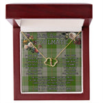 To My Beautiful Soulmate Necklace In Your Eyes I Have Found My Home Clan Cunningham Dress Green Tartan Everlasting Love Necklace