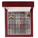 To My Beautiful Soulmate Necklace In Your Eyes I Have Found My Home Clan Clayton Tartan Everlasting Love Necklace