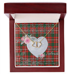 Gift To My Beautiful Girlfriend Valentine Necklace For Soulmate Anniversary Clan Princess Margaret Tartan Everlasting Love Necklace,valentine necklace, necklace girlfriend, necklace for wife, cute necklaces for girlfriend, jewelry for girlfriend, to my soulmate necklace, to my future wife necklace,