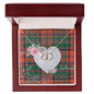 Gift To My Beautiful Girlfriend Valentine Necklace For Soulmate Anniversary Clan Stewart of Appin Ancient Tartan Everlasting Love Necklace,valentine necklace, necklace girlfriend, necklace for wife, cute necklaces for girlfriend, jewelry for girlfriend, to my soulmate necklace, to my future wife necklace,