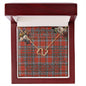 To My Beautiful Soulmate Necklace In Your Eyes I Have Found My Home Clan Robertson Weathered Tartan Forever Love Necklace Tartan Gift for Girlfriend Everlasting Love Necklace