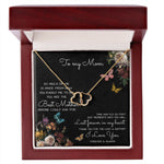 To My Mom Time May Fly Mother's Day Necklace Mother's Day Everlasting Love Necklace