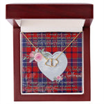 Gift To My Beautiful Girlfriend Valentine Necklace For Soulmate Anniversary Clan Wishart Tartan Everlasting Love Necklace,valentine necklace, necklace girlfriend, necklace for wife, cute necklaces for girlfriend, jewelry for girlfriend, to my soulmate necklace, to my future wife necklace,