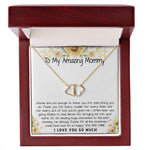 To My Amazing Mommy Gift Necklace, 1st Mother’s Day Present For New Mom From New Born Baby, Sentimental Gift From Baby To Mom, Mother's Day Everlasting Love Necklace