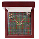 To My Beautiful Soulmate Necklace In Your Eyes I Have Found My Home Clan Shaw Green Modern Tartan Everlasting Love Necklace
