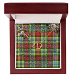 To My Beautiful Soulmate Necklace In Your Eyes I Have Found My Home Clan Dundee Tartan Forever Love Necklace Tartan Gift for Girlfriend Everlasting Love Necklace