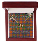 To My Beautiful Soulmate Necklace In Your Eyes I Have Found My Home Clan Grant of Edinchat Tartan Forever Love Necklace Tartan Gift for Girlfriend Everlasting Love Necklace