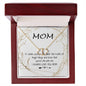 Mom Necklace - Love You Always And Forever Mother's Day Gift, Mother's Day Everlasting Love Necklace