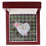 Gift To My Beautiful Girlfriend Valentine Necklace For Soulmate Anniversary Clan Clephane Tartan Everlasting Love Necklace,valentine necklace, necklace girlfriend, necklace for wife, cute necklaces for girlfriend, jewelry for girlfriend, to my soulmate necklace, to my future wife necklace,