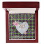 Gift To My Beautiful Girlfriend Valentine Necklace For Soulmate Anniversary Clan Clephane Tartan Everlasting Love Necklace,valentine necklace, necklace girlfriend, necklace for wife, cute necklaces for girlfriend, jewelry for girlfriend, to my soulmate necklace, to my future wife necklace,