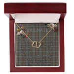 To My Beautiful Soulmate Necklace In Your Eyes I Have Found My Home Clan Outlander Fraser Tartan Everlasting Love Necklace