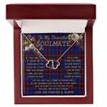 To My Beautiful Soulmate Necklace In Your Eyes I Have Found My Home Clan Home Modern Tartan Everlasting Love Necklace