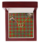 To My Beautiful Soulmate Necklace In Your Eyes I Have Found My Home Clan Grierson Tartan Forever Love Necklace Tartan Gift for Girlfriend Everlasting Love Necklace