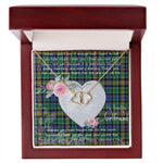Gift To My Beautiful Girlfriend Valentine Necklace For Soulmate Anniversary Clan Allison Tartan Everlasting Love Necklace, Gift For Women, Gift For Wife, Gift For Girl Friend, Gift For Mother, Gift For Grandmother, Gift for Sister, Gift For Daughter, Gift for Mom