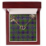 To My Beautiful Soulmate Necklace In Your Eyes I Have Found My Home Clan Whitefoord Tartan Everlasting Love Necklace