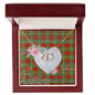 Gift To My Beautiful Girlfriend Valentine Necklace For Soulmate Anniversary Clan MacGregor Tartan Everlasting Love Necklace,valentine necklace, necklace girlfriend, necklace for wife, cute necklaces for girlfriend, jewelry for girlfriend, to my soulmate necklace, to my future wife necklace,
