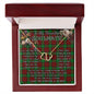 To My Beautiful Soulmate Necklace In Your Eyes I Have Found My Home Clan Kerr Modern Tartan Everlasting Love Necklace