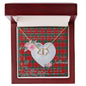 Gift To My Beautiful Girlfriend Valentine Necklace For Soulmate Anniversary Clan Gordon of Abergeldie Tartan Everlasting Love Necklace, Gift For Women, Gift For Wife, Gift For Girl Friend, Gift For Mother, Gift For Grandmother, Gift for Sister, Gift For Daughter, Gift for Mom
