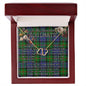 To My Beautiful Soulmate Necklace In Your Eyes I Have Found My Home Clan Paterson Tartan Everlasting Love Necklace