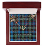 To My Beautiful Soulmate Necklace In Your Eyes I Have Found My Home Clan Guthrie Ancient Tartan Forever Love Necklace Tartan Gift for Girlfriend Everlasting Love Necklace
