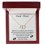 Mom Necklace, Mom To Be Necklace, Pregnancy Gift For Mom To Be, Mommy Present From Unborn Baby, Gift For Expecting Moms, Mother's Day Everlasting Love Necklace