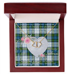 Gift To My Beautiful Girlfriend Valentine Necklace For Soulmate Anniversary Clan Campbell Dress Tartan Everlasting Love Necklace,valentine necklace, necklace girlfriend, necklace for wife, cute necklaces for girlfriend, jewelry for girlfriend, to my soulmate necklace, to my future wife necklace,