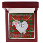 Gift To My Beautiful Girlfriend Valentine Necklace For Soulmate Anniversary Clan Dunbar Tartan Everlasting Love Necklace, Gift For Women, Gift For Wife, Gift For Girl Friend, Gift For Mother, Gift For Grandmother, Gift for Sister, Gift For Daughter, Gift for Mom