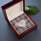 Gift To My Beautiful Girlfriend Valentine Necklace For Soulmate Anniversary Clan MacPherson Hunting Ancient Tartan Everlasting Love Necklace,valentine necklace, necklace girlfriend, necklace for wife, cute necklaces for girlfriend, jewelry for girlfriend, to my soulmate necklace, to my future wife necklace,