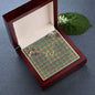 To My Beautiful Soulmate Necklace In Your Eyes I Have Found My Home Clan Pollock Hunting Tartan Everlasting Love Necklace