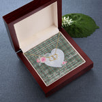 Gift To My Beautiful Girlfriend Valentine Necklace For Soulmate Anniversary Clan Craig Tartan Everlasting Love Necklace,valentine necklace, necklace girlfriend, necklace for wife, cute necklaces for girlfriend, jewelry for girlfriend, to my soulmate necklace, to my future wife necklace,