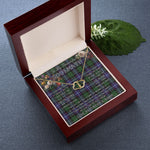 To My Beautiful Soulmate Necklace In Your Eyes I Have Found My Home Clan Galbraith Tartan Forever Love Necklace Tartan Gift for Girlfriend Everlasting Love Necklace