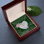 Scotstee Shop - To My Beautiful Girlfriend Valentine Necklace Clan Anstruther Hunting Tartan Gift for Girlfriend Everlasting Love Necklace