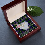Gift To My Beautiful Girlfriend Valentine Necklace For Soulmate Anniversary Clan Russell Tartan Everlasting Love Necklace,valentine necklace, necklace girlfriend, necklace for wife, cute necklaces for girlfriend, jewelry for girlfriend, to my soulmate necklace, to my future wife necklace,