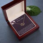 To Daughter loss of mom necklace gift, mother passing, loss of mother, sympathy In Memory Of Your Mother's Day Everlasting Love Necklace