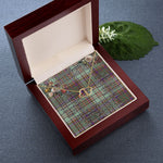 To My Beautiful Soulmate Necklace In Your Eyes I Have Found My Home Clan MacAndrew Tartan Forever Love Necklace Tartan Gift for Girlfriend Everlasting Love Necklace